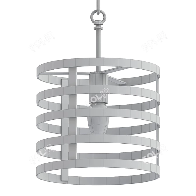 Elegant Megumi Design Lamp 3D model image 2