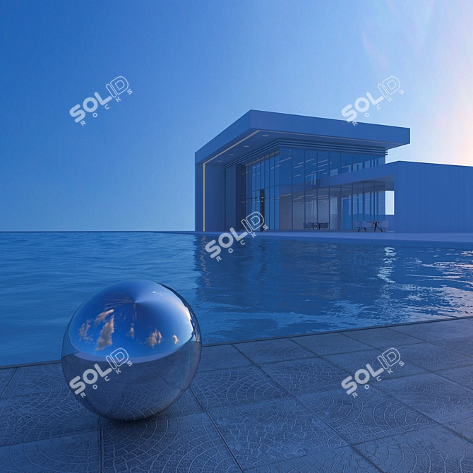 Drone-Captured HDRI Sphere 3D model image 4