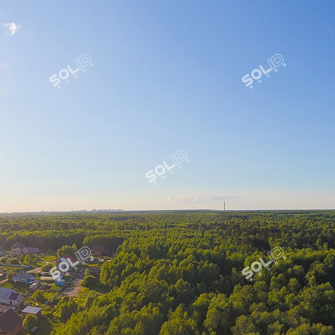 Drone-Captured HDRI Sphere 3D model image 6