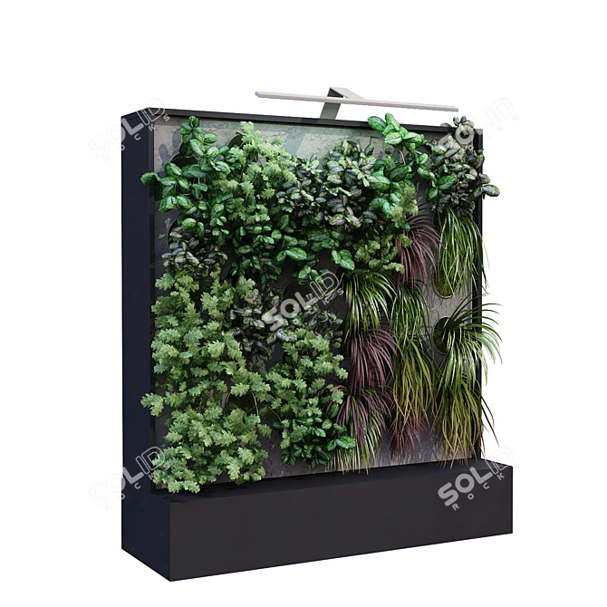 Vertical Plant Box Set 3D model image 6