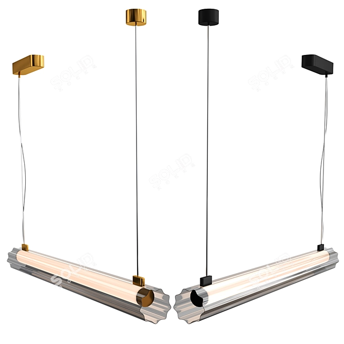 Elegant Astro Lighting Pendant 3D model image 1