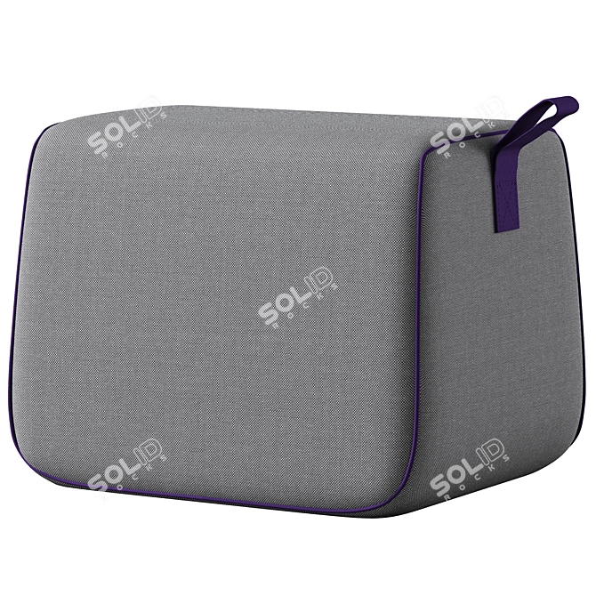 Cosmo Pouf Nector: Modern and Comfortable 3D model image 3