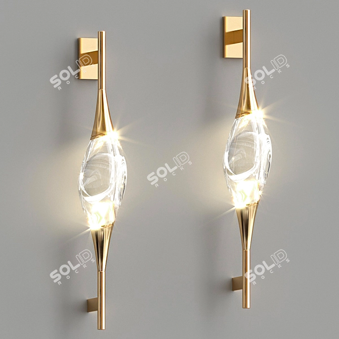 Glam Wall Light 3D model image 1