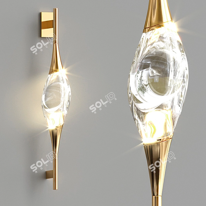 Glam Wall Light 3D model image 2