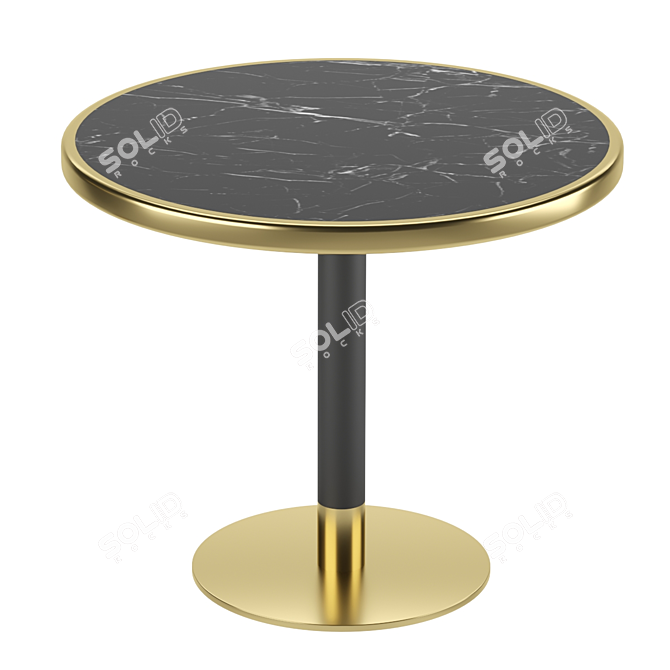 Elegant Marble Coffee Table 3D model image 3