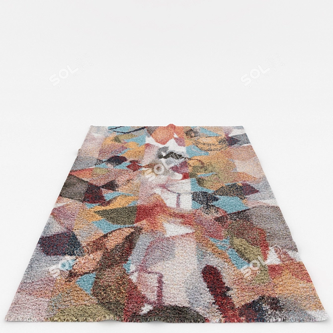 Versatile Rug Set: 6 Decorative Options 3D model image 6