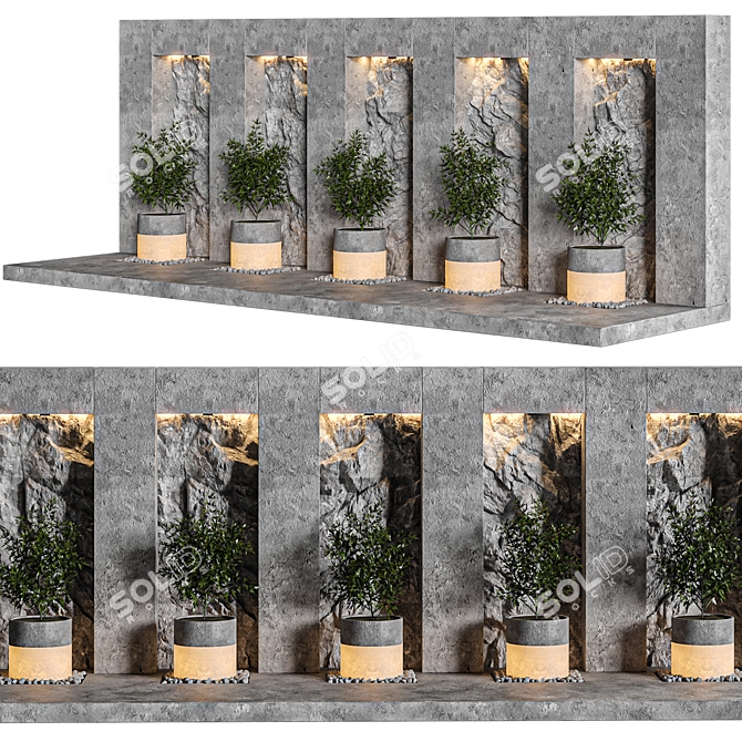 2015 Outdoor Plant: Versatile, Realistic, High-Quality 3D model image 1