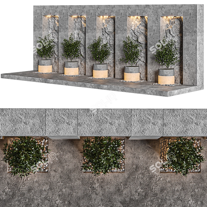 2015 Outdoor Plant: Versatile, Realistic, High-Quality 3D model image 3