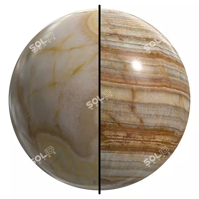 Multicolor Marble Onyx | 2 Mat | High Quality 3D model image 1