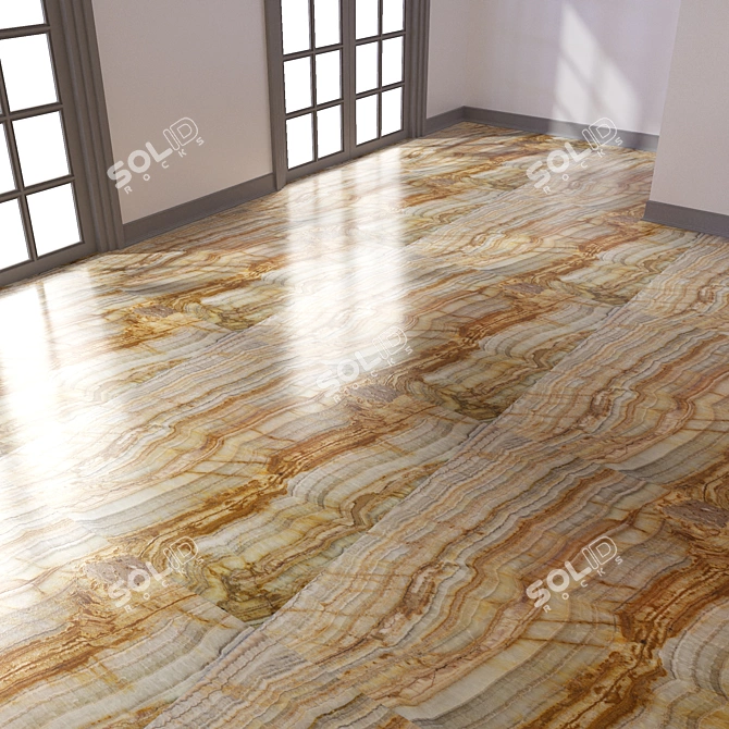 Multicolor Marble Onyx | 2 Mat | High Quality 3D model image 4