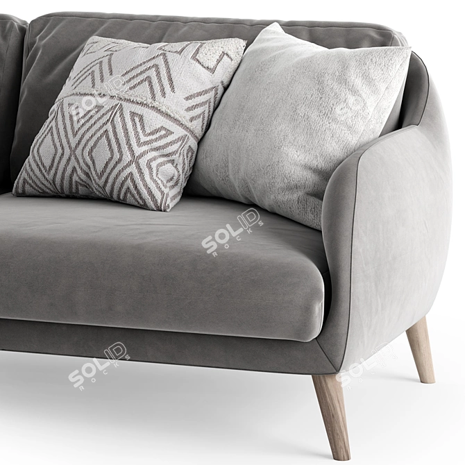 Luxury KARIN Sofa 3D model image 4