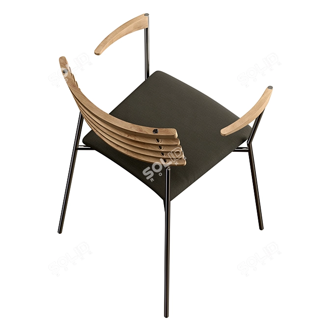 Elegant Randers Radius Chair 3D model image 3