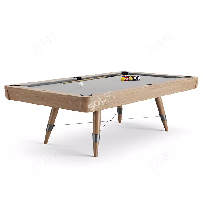 Roosevelt Billiards Table: Classic Elegance 3D model image 1