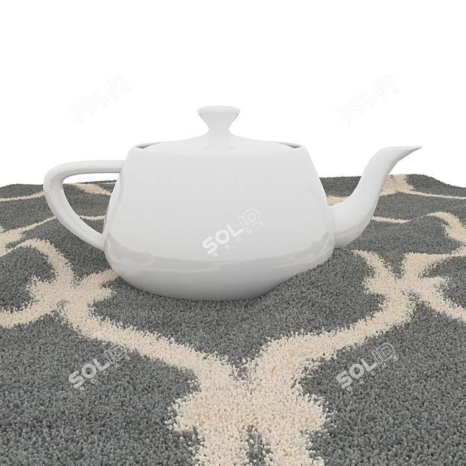 Round Rug Set - Versatile and Realistic 3D Models 3D model image 5