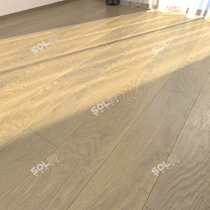 Avocado Parquet: 4k HD Textures & Multi-Mat 3D model image 1