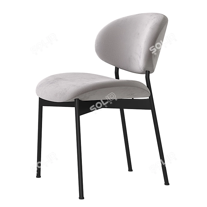 
Sleekly Modern Luz Chair 3D model image 2