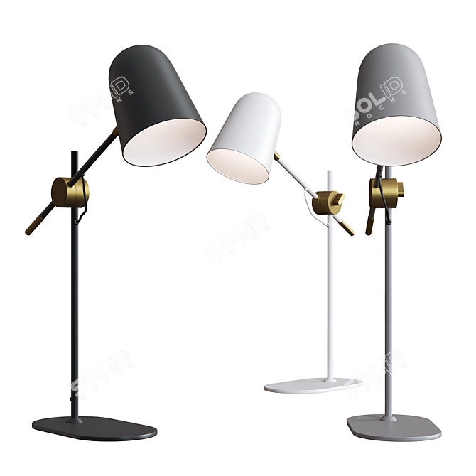 Title: Bolia Bureau Table Lamp 3D model image 1