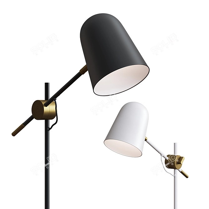 Title: Bolia Bureau Table Lamp 3D model image 2