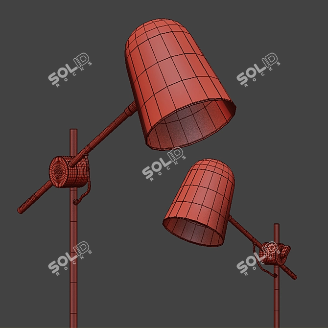 Title: Bolia Bureau Table Lamp 3D model image 4