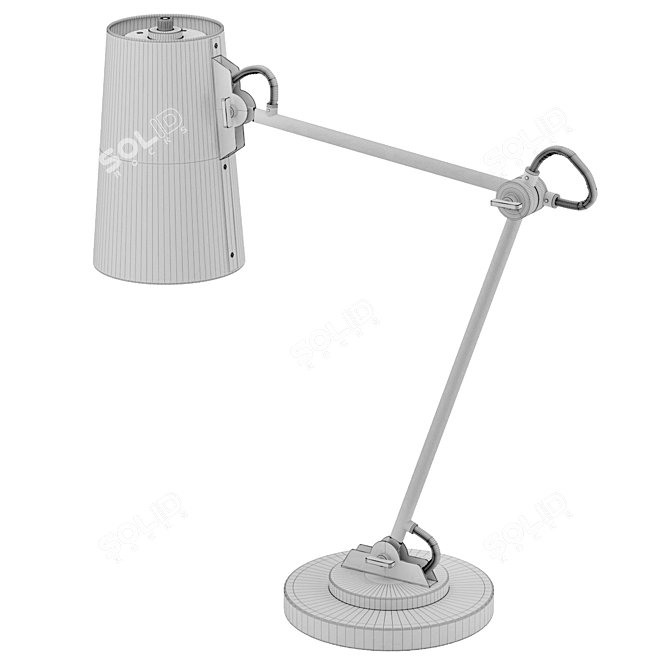 Benton Adjustable Desk Lamp: Designer Elegance 3D model image 6