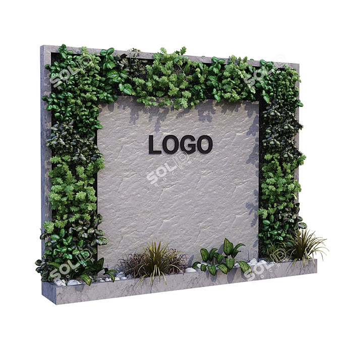 Versatile Greenwall Set 180 3D model image 2