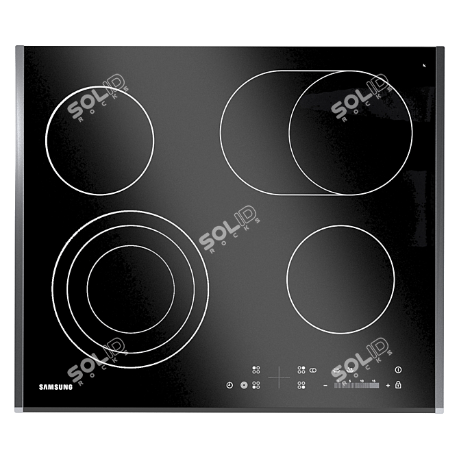 Samsung Kitchen Set: Cook, Bake, Refrigerate 3D model image 5