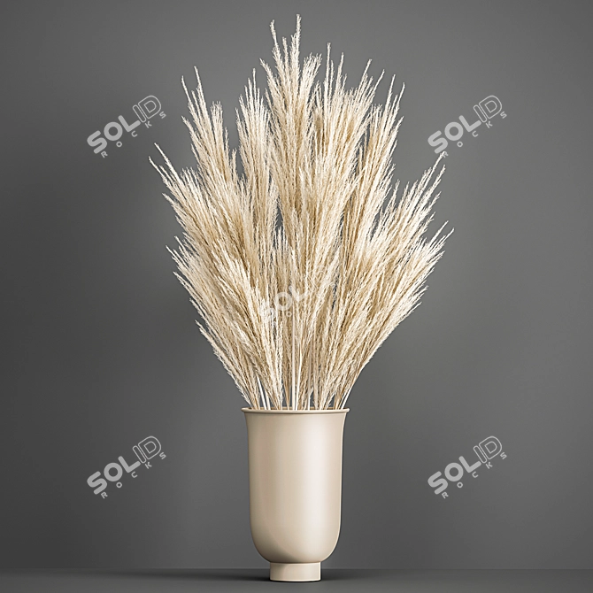 Reed Bouquet in Menu Cyclades Vase 3D model image 5