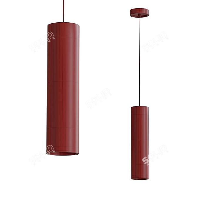 Sleek Designer GESINA Lamp 3D model image 2