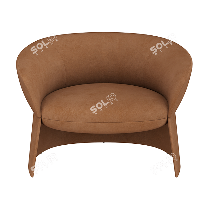 Swale Armchair: Superior Comfort and Style 3D model image 3