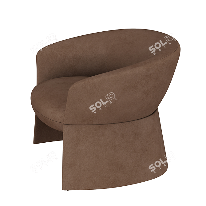 Swale Armchair: Superior Comfort and Style 3D model image 4