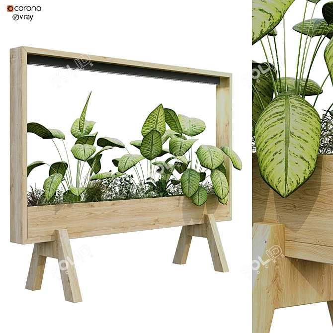 EcoPlant Box Set 189: Lush & Green 3D model image 1