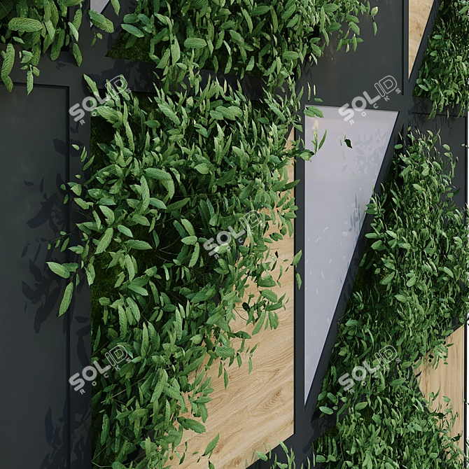 Vertical Oasis Plant Set 3D model image 6