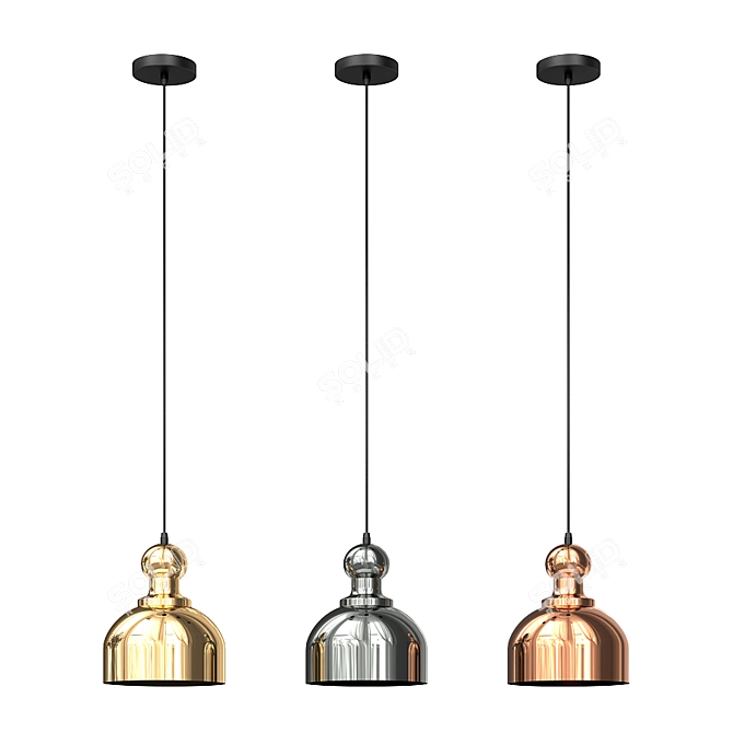 Adjustable Height Chandelier | Spazio K-Series 3D model image 3