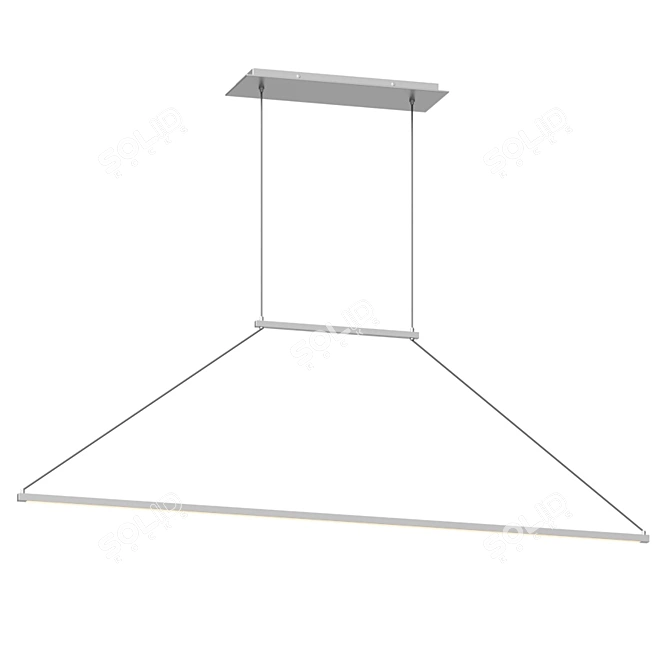 Sleek Forma Linear Suspension 3D model image 2