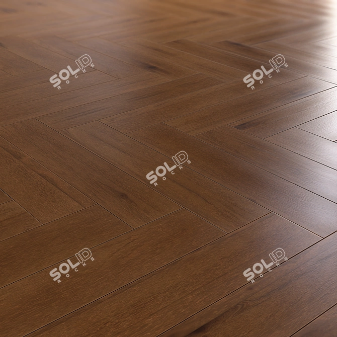 Herringbone Parquet | 4K PBR | 5 Color Options 3D model image 2