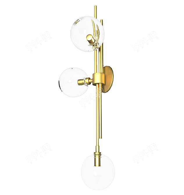 Elegant Wall Sconce: Illuminating Elegance 3D model image 1