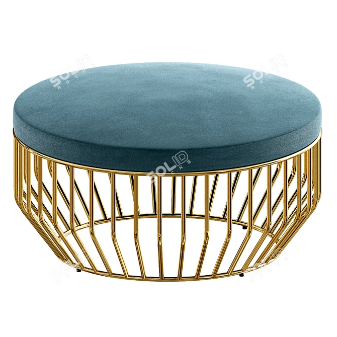 Elevate Your Space: WIRED OTTOMAN 3D model image 1