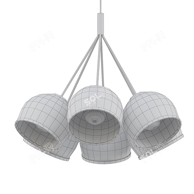 Coast 7: Stylish & Dazzling Chandelier 3D model image 2