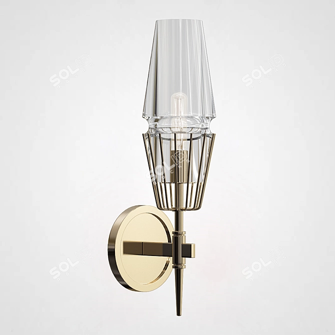 Chaillot Sconce: Modern Loft Design 3D model image 2