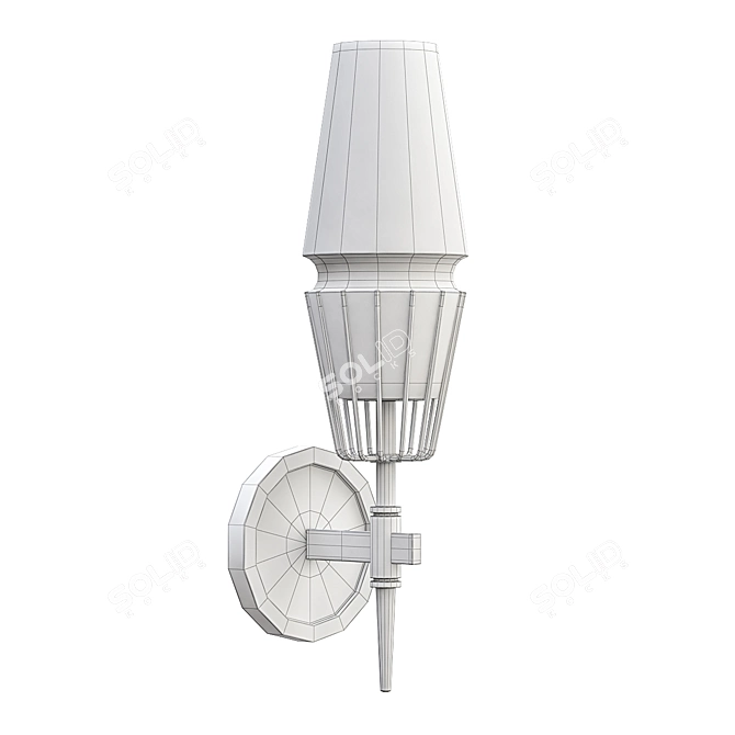 Chaillot Sconce: Modern Loft Design 3D model image 3