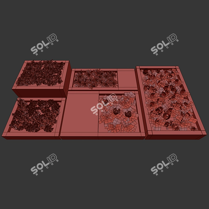 Urban Harvest: Rooftop Kitchen Garden 3D model image 4