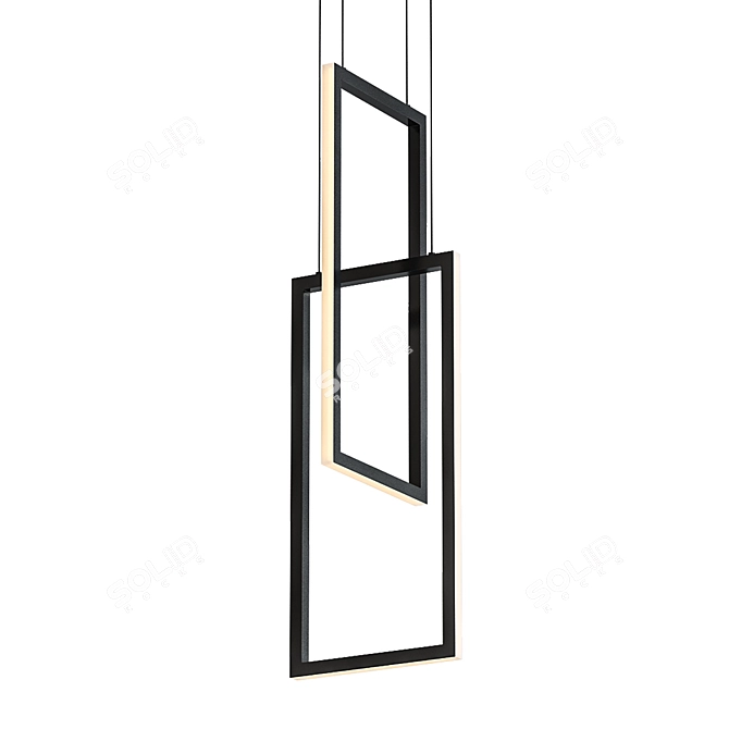 Contemporary Watlington Pendant Light 3D model image 1