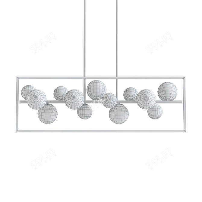 Modern KIps Bay Pendant 3D model image 2