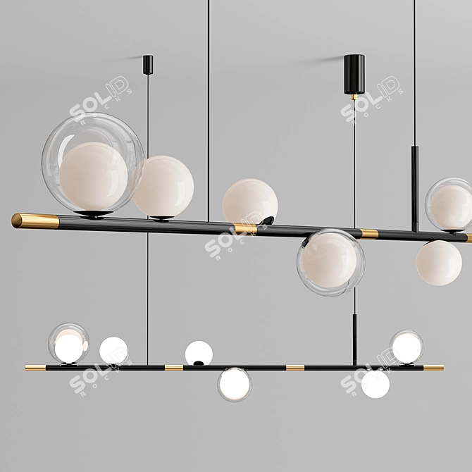 Elegant GOTFRID 2016 Design Lamp 3D model image 2