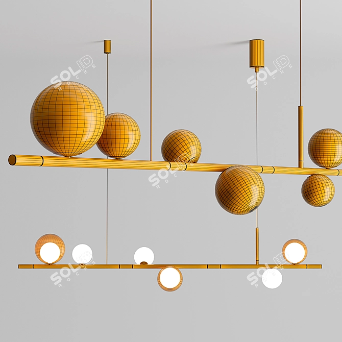 Elegant GOTFRID 2016 Design Lamp 3D model image 3