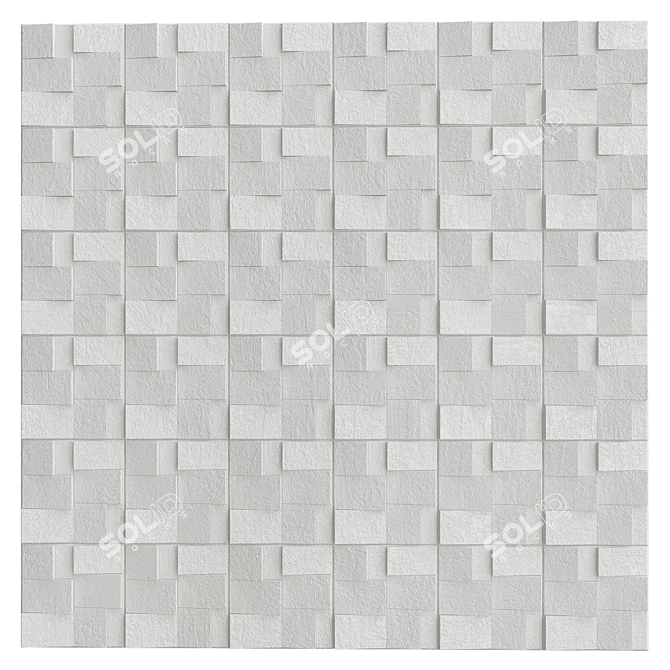 Crianças Cartoon Wallpaper 3D model image 1