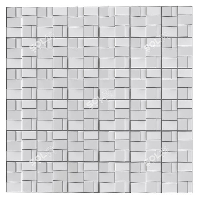 Crianças Cartoon Wallpaper 3D model image 2