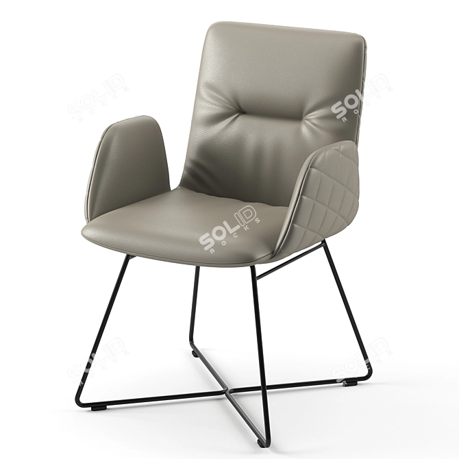 Sleek Lotta Chair - Stylish and Comfortable 3D model image 1