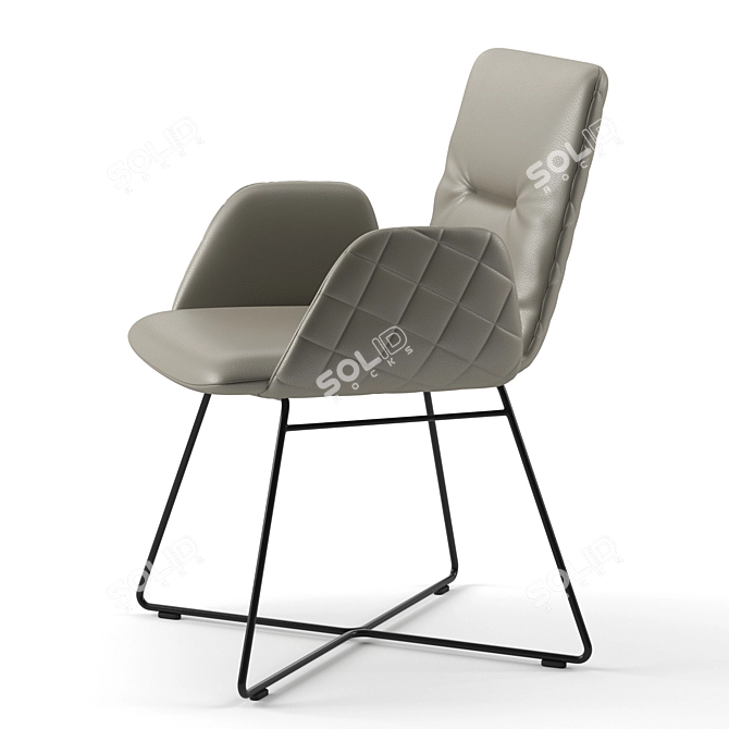 Sleek Lotta Chair - Stylish and Comfortable 3D model image 2