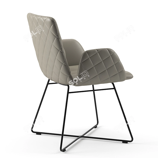 Sleek Lotta Chair - Stylish and Comfortable 3D model image 4